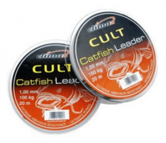 Поводковый материал Climax CULT Catfish Leader сомовый серый	 