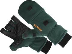Перчатки флисовые Fishing ROI Fleece glover Dark Green