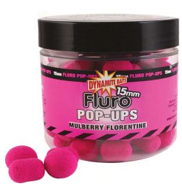 Бойлы Dynamite Baits Mulberry Florentine Fluro Pop-Ups  (+Booster)