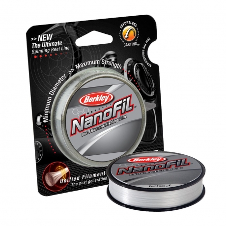 Шнур Berkley Nanofil Clear 125м прозрачный