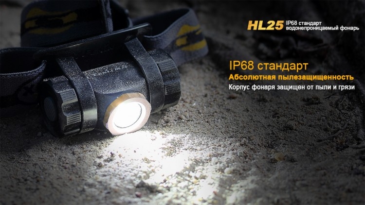 Фонарь Fenix HL25 XP-G2 (R5) желтый