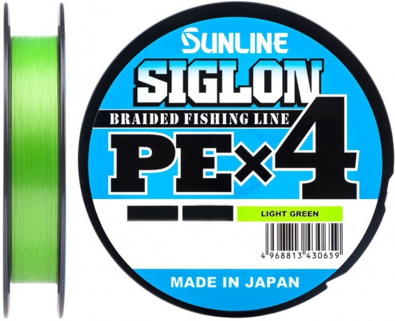 Шнур Sunline Siglon Pe х4 150м салатовый