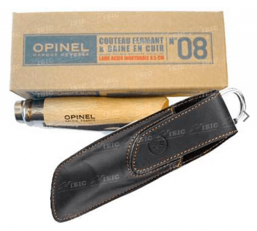 Нож Opinel №8 Inox (в блистере с чехлом)