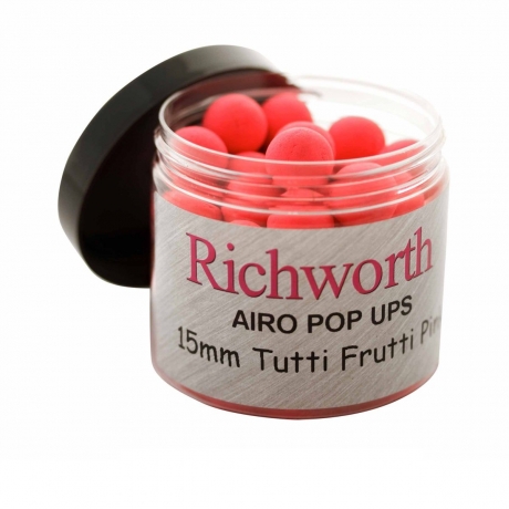 Бойлы Richworth Airo Pop-Ups Tutti Frutti Pink 15мм/80г