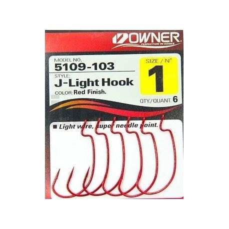 Офсетні гачок Owner J-Light Hook