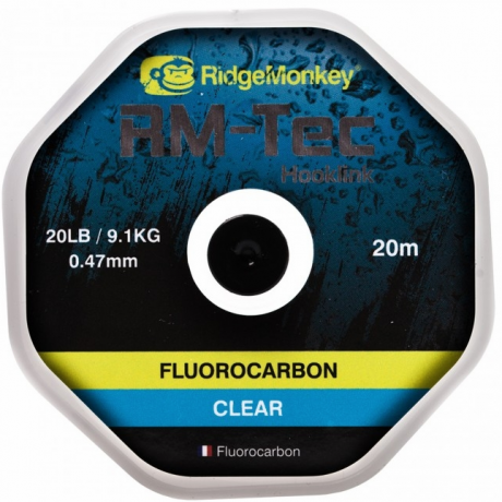 Поводочний флюрокарбоновый матеріал Ridge Monkey RM-TEC Fluorocarbon Hooklink 