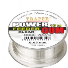 Фидергам Traper Power Feeder Gum Clear 10m