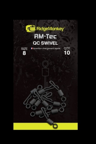 Вертлюг быстросьемный Ridge Monkey Quick Change Swivel №8