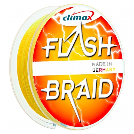 Шнур Climax Flash Braid Yelow 100m (блістер)