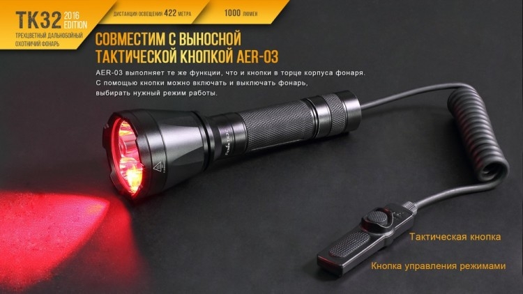 Фонарь Fenix TK32 Cree XP-L HI V3 2016 Edition