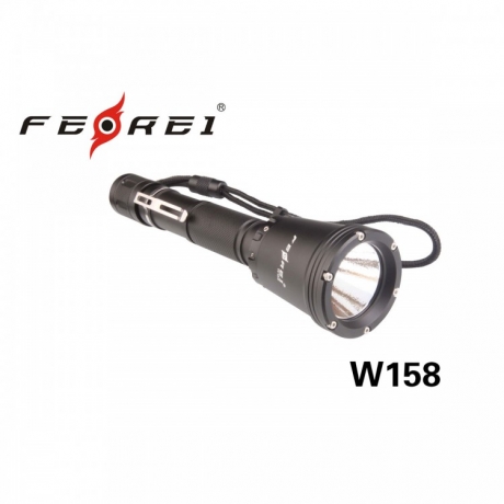 Фонарь дайвинговый Ferei W158 (black)