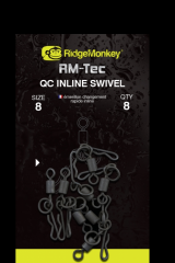 Вертлюг быстросьемный Ridge Monkey RM-Tec Quick Change Inline Swivel 