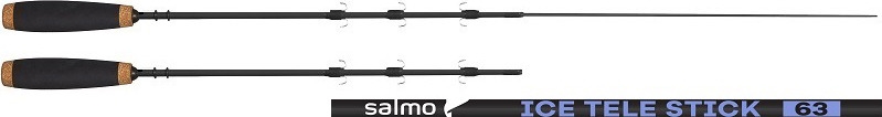 Телескопичиское зимниие удилище Salmo Tele Stick 63/90/110