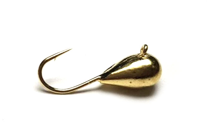 Мормышка вольфрамовая Fishing Roi Капля 4мм (золото)