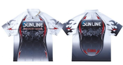 Футболка Sunline Prodry Zip-Up Shirt STW-5513CW  белый