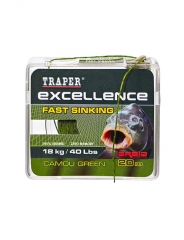 Поводочный материал Traper Excellence Fast Siking (14кг/30Lb/20м)