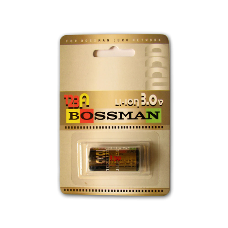 Акумулятор 16340 (CR123) 600mAh 3.0 v Bossman з захистом