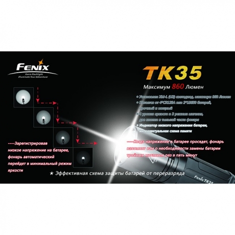Ліхтар Fenix TK35 Cree XML (U2)