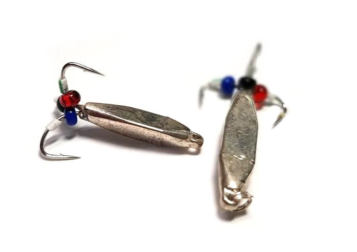 Чёртик вольфрамовый трёхгранный с кольцом 3мм (Серебро)