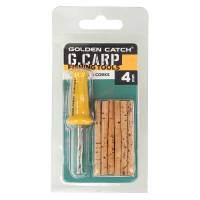 Сверло с пробковыми палочками GC G.Carp Bait Drill &amp; Corks 4мм