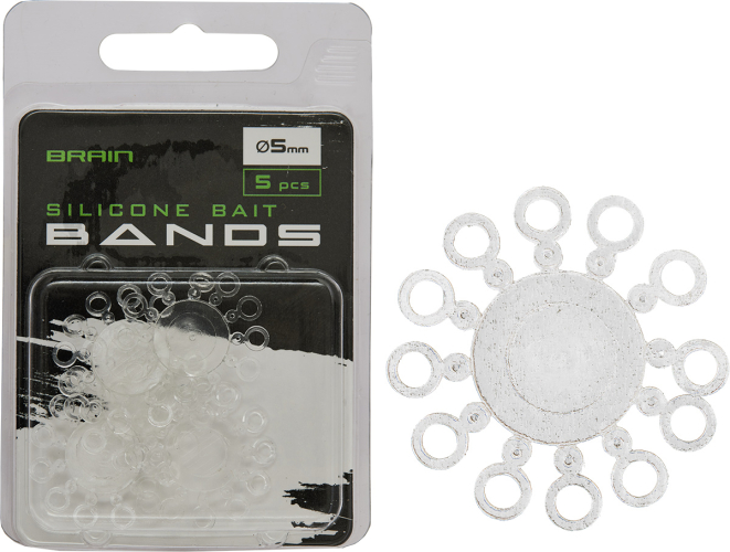Монтаж Brain Silicone Bait Bands S diam 5mm (5 шт/уп) SGCRS-303