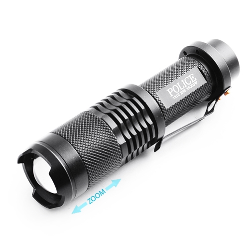 Ліхтар Poliсe 1812 T6, ЗУ 220 /12V, 1x18650, zoom, Box