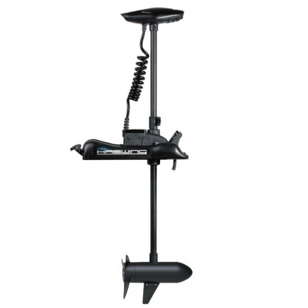 Електромотор Haswing Cayman B /55Lbs білий і чорний 12В GPS