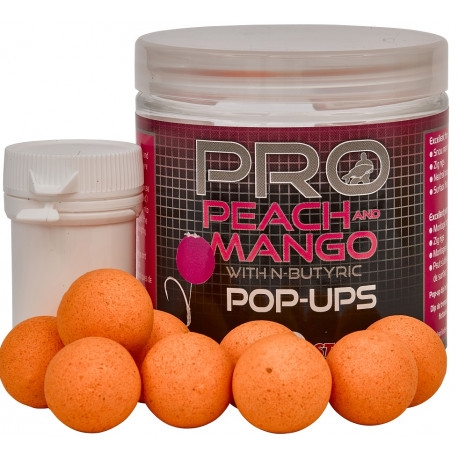 Бойли Starbaits Probiotic Peach & Mango Pop ups