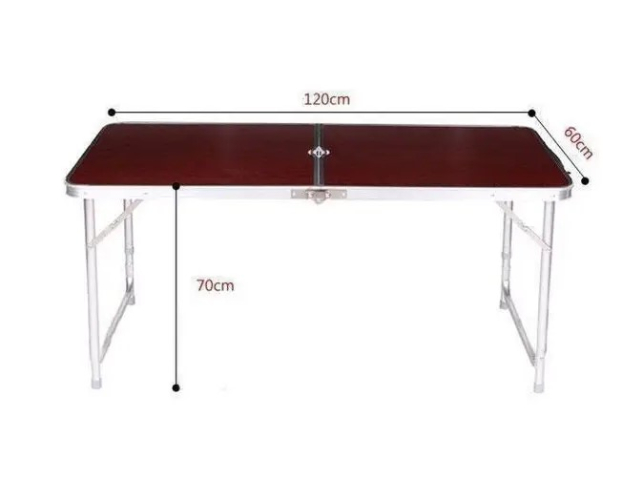 Стіл складаний з 4 стільцями і отвором для парасольки 120 см розкладний садовий