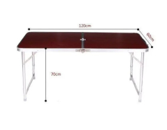 Стол складной с 4 стульями и отверстием для зонта 120 см раскладной садовый