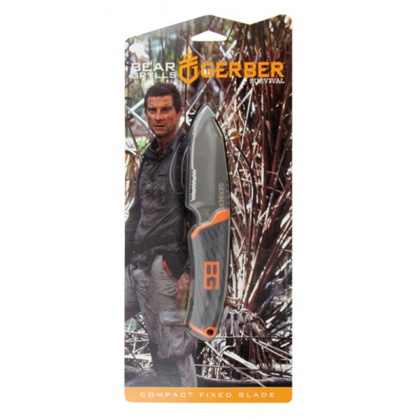 Ніж Gerber Bear Grylls Compact Fixed Blade (серрейторное лезо)
