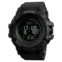 Годинник Skmei 1358 Black Smart Watch Compass D=53mm