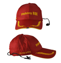 Кепка"Fishing ROI" з ліхтариком "Fishing Cap with LED Light" red+goldr