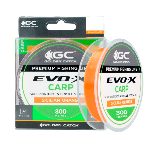 Волосінь GC EVO-X Carp 300м Sicilian Orange 0.410мм