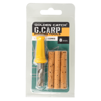Сверло с пробковыми палочками GC G.Carp Bait Drill &amp; Corks 8 мм