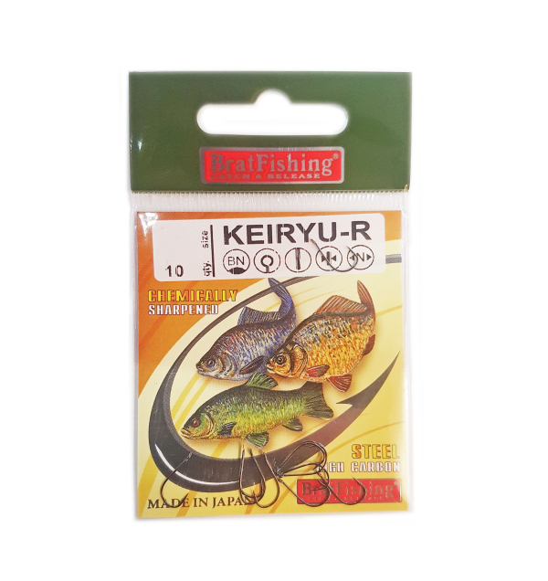 Одинарный крючок BratFishing Keiryu - R