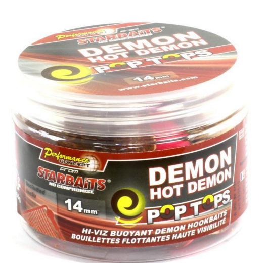 Бойлы Starbaits Hot Demon Pop Tops 14мм/60г