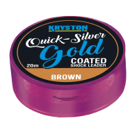 Шок-лидер KRYSTON Quicksilver Gold Coated Shock Leader/Hook link