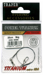 Титановий повідець Traper 40см