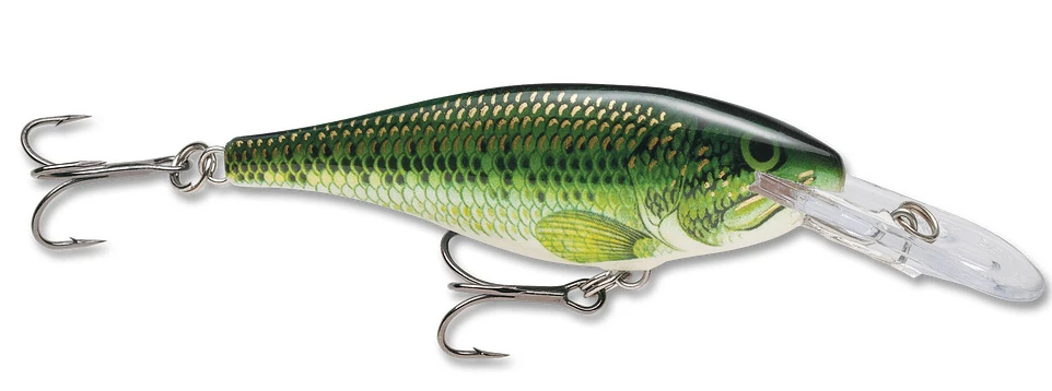 Воблер Rapala Shad Rap 90мм 15г - плавучий шед, заглубление 2.4-4.5 м