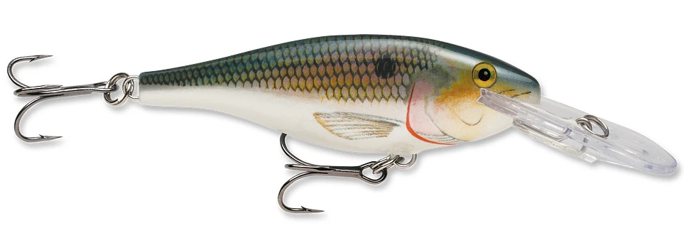 Воблер Rapala Shad Rap 90мм 15г - плавучий шед, заглубление 2.4-4.5 м