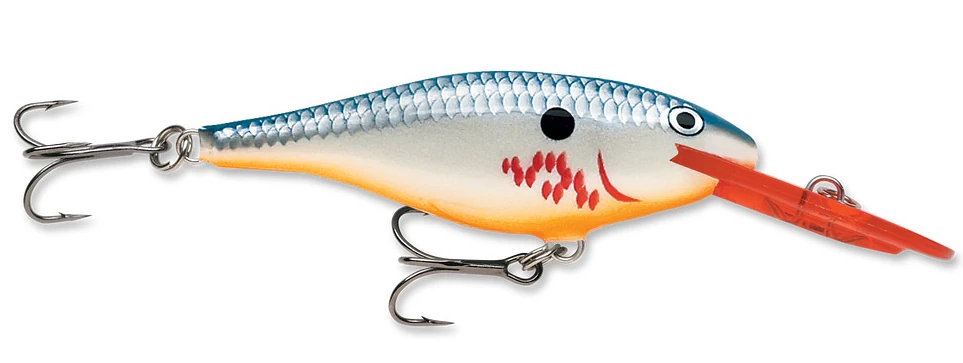 Воблер Rapala Shad Rap 90мм 15г - плавучий шед, заглубление 2.4-4.5 м