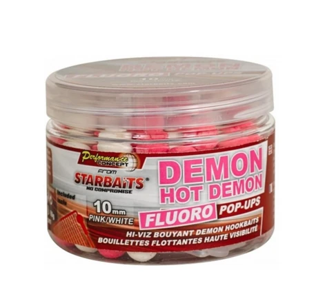 StarBaits Bouillette Flottante Demon Hot Demon – Appât Pop-up Carpe 14 Mm, 80 G, Idéal Eaux Froides