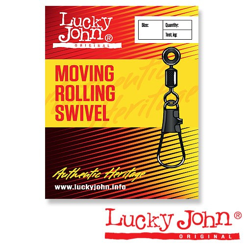 Вертлюг с застежкой Lucky John Interlock