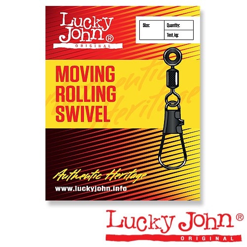 Вертлюг із застібкою Lucky John Interlock
