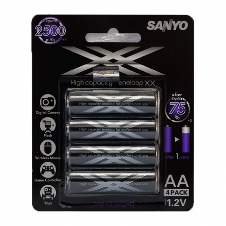 Аккумулятор Sanyo Eneloop XX (AA 2500mAh)