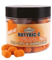 Бойлы ​Dynamite Baits Butyric-C Fluro Pop-ups &amp; Dumbells 