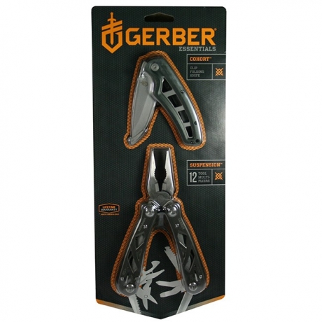 Набор для выживания Gerber Bear Grylls мультитул SUSPENSION + нож COHORT 