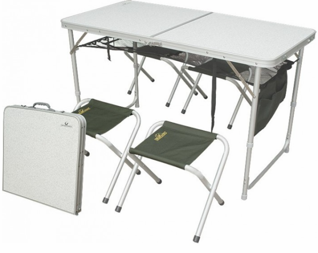 Стол Golden Catch в комплекте (4стульчика)