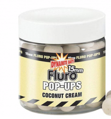 Бойлы Dynamite Baits Coconut Cream Fluro Pop-Ups 90г (+ Booster)